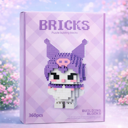 Büyük Boy Mor Kuromi Bricks
