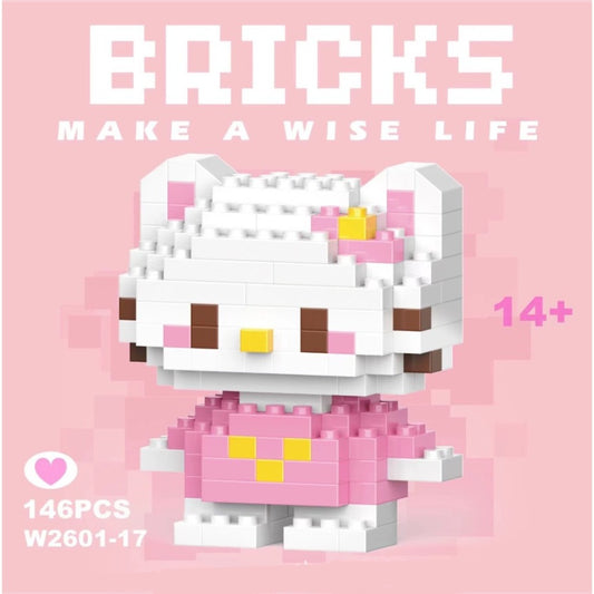 Pembe HelloKitty Bricks