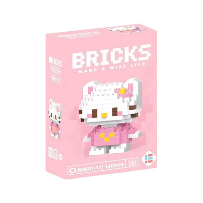 Pembe HelloKitty Bricks